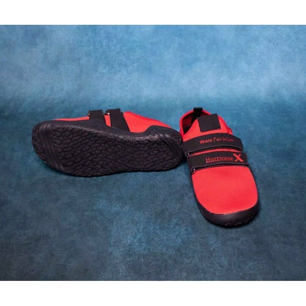Size‎ 9 Hurricane X Men's Gym/Boxer Weighlifting Performance Comfort  Red Shoes - Picture 16 of 16